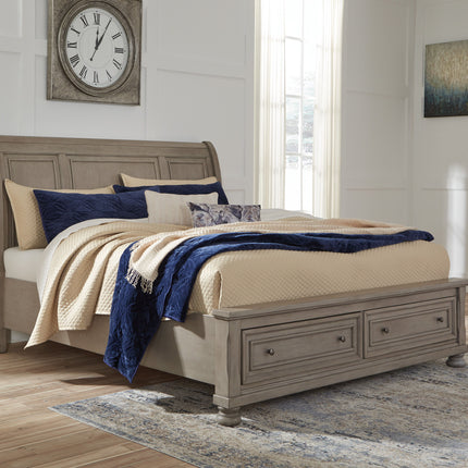 Lettner - Sleigh Bed Signature Design by Ashley® 