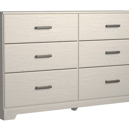 Stelsie - White - Six Drawer Dresser Ashley Furniture 