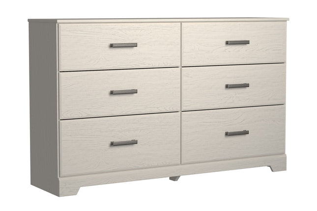 Stelsie - White - Six Drawer Dresser Ashley Furniture 