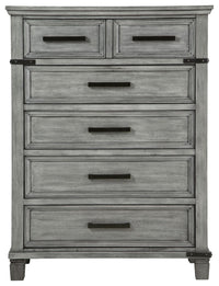 Thumbnail for Russelyn - Gray - Five Drawer Chest - Tony's Home Furnishings
