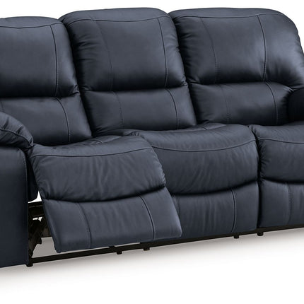 Leesworth - Ocean - 3 Pc. - Power Reclining Sofa, Power Reclining Loveseat, Power Rocker Recliner Signature Design by Ashley® 