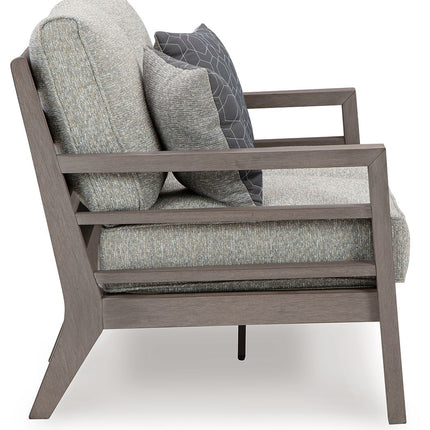 Hillside Barn - Gray / Brown - Loveseat W/Cushion Signature Design by Ashley® 