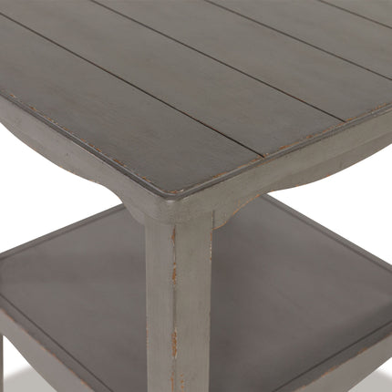 Charina - Antique Gray - Square End Table Signature Design by Ashley® 