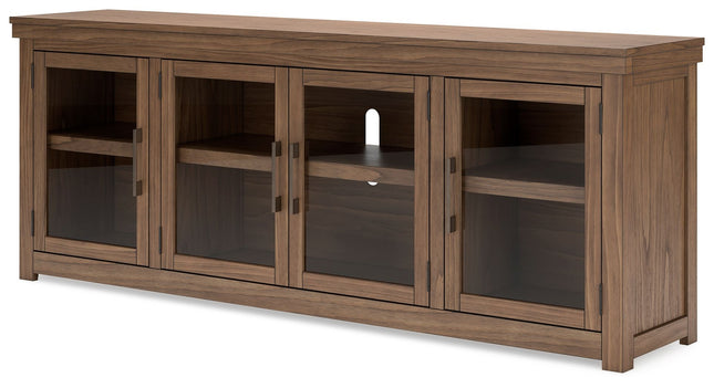 Boardernest - Brown - Extra Large TV Stand Signature Design by Ashley® 