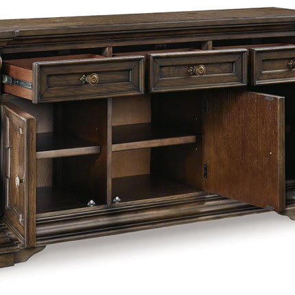 Maylee - Dark Brown - Dining Room Buffet Signature Design by Ashley® 