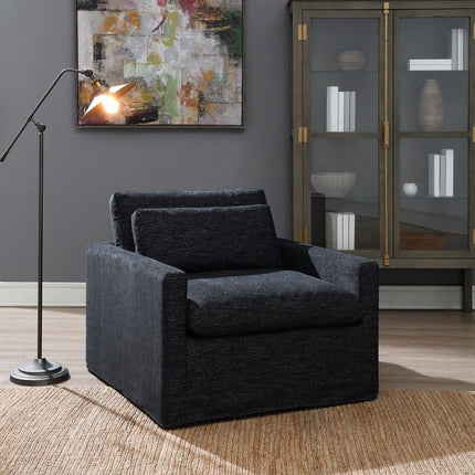 Frederick - Swivel Chair With Pillow - Tony's Home Furnishings