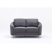 Yuina - Loveseat - Gray Linen ACME 