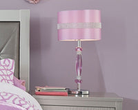 Thumbnail for Nyssa - Purple - Metal Table Lamp Ashley Furniture 
