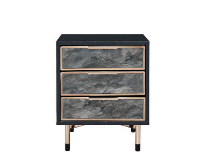 Arbyrd - Accent Table - Black & Champagne ACME 