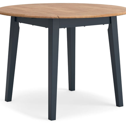 Gesthaven - Round Dining Room Drop Leaf Table Signature Design by Ashley® 