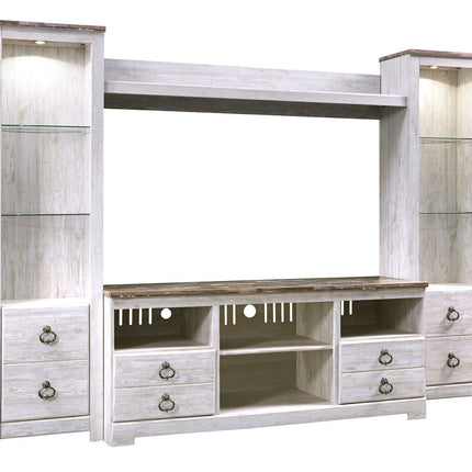 Willowton - Entertainment Center With Fireplace Option Signature Design by Ashley® 