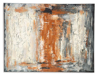 Thumbnail for Carmely - Gray / White/orange - Wall Art - Tony's Home Furnishings