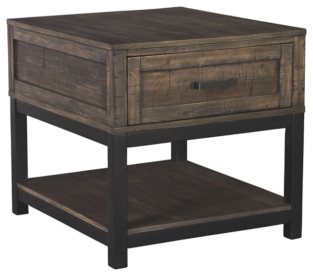 Johurst - Grayish Brown - Rectangular End Table Ashley Furniture 