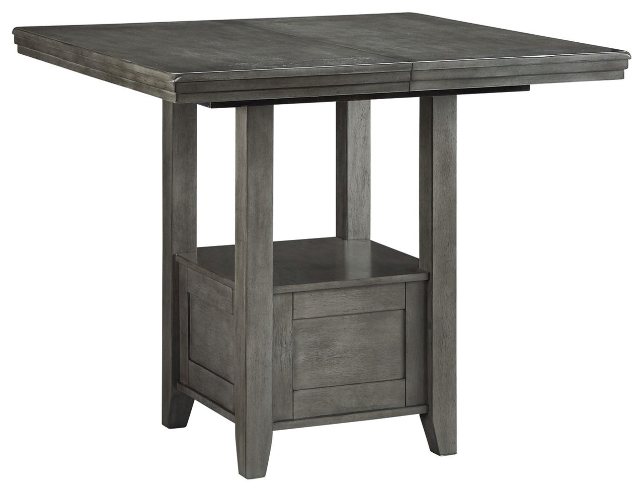 Hallanden - Gray - Rectangular Dining Room Counter Extension Table - Tony's Home Furnishings