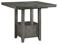 Thumbnail for Hallanden - Gray - Rectangular Dining Room Counter Extension Table - Tony's Home Furnishings