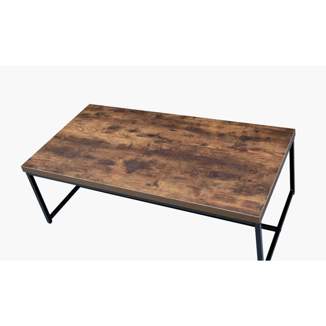 Bob - Coffee Table - Weathered Oak & Black ACME 