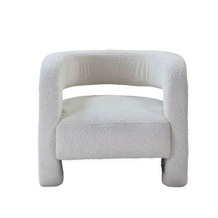 Yitua - Accent Chair - White Teddy Sherpa ACME 