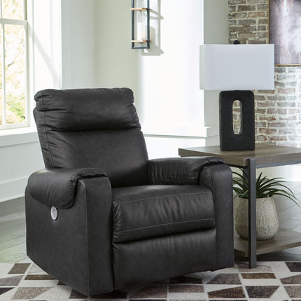 Axtellton - Carbon - Power Rocker Recliner Signature Design by Ashley® 