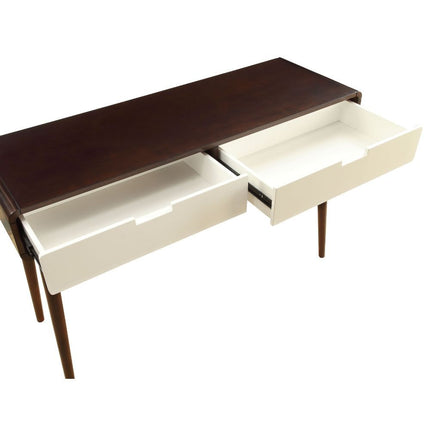 Christa - Accent Table - Espresso & White ACME 