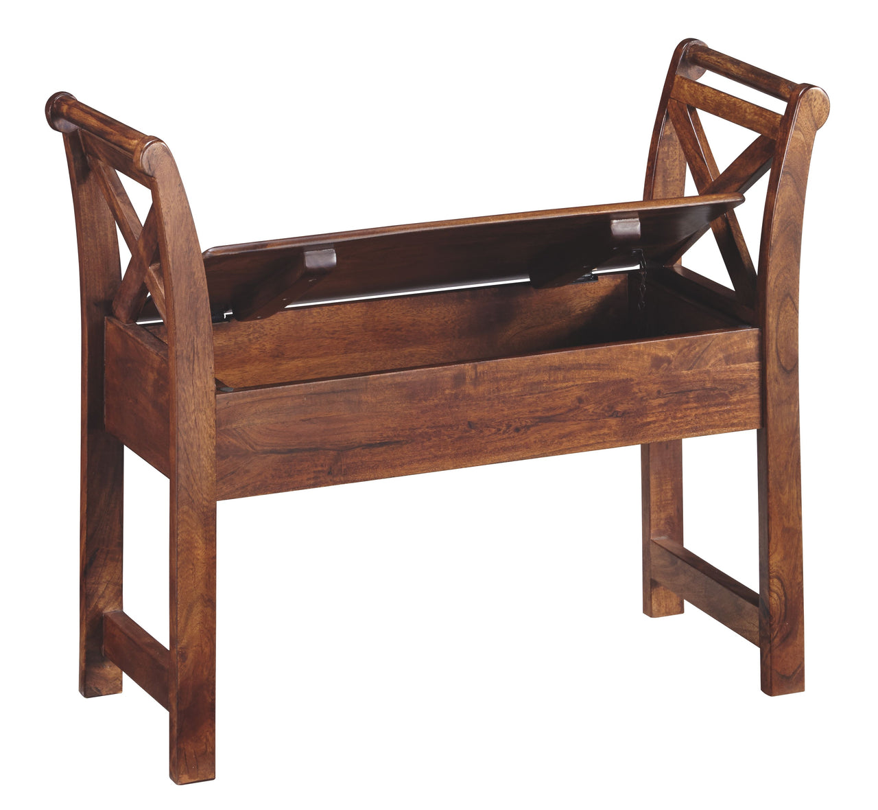 Abbonto - Warm Brown - Accent Bench - Tony's Home Furnishings