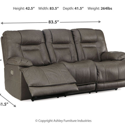 Wurstrow - Power Reclining Sofa Ashley Furniture 