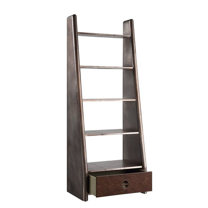 Brancaster - Bookcase - Aluminum - Tony's Home Furnishings