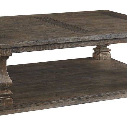 Johnelle - Gray - Rectangular Cocktail Table Signature Design by Ashley® 