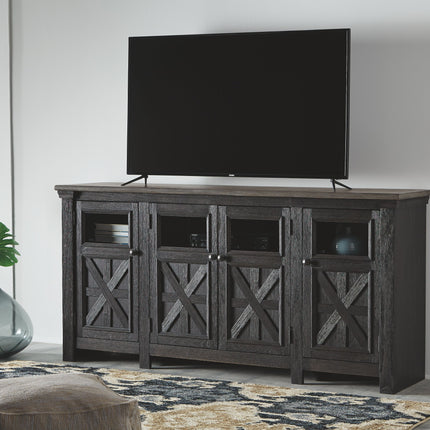 Tyler - Black / Gray - Extra Large TV Stand Ashley Furniture 