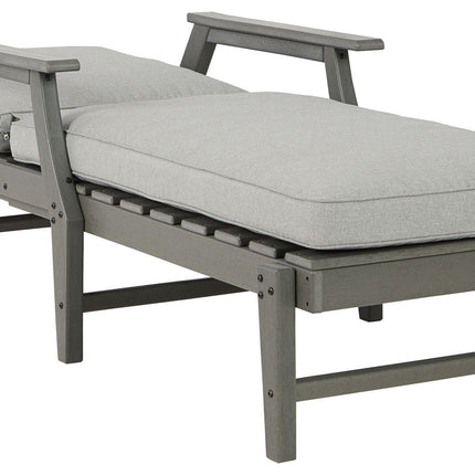 Visola - Gray - Chaise Lounge With Cushion Signature Design by Ashley® 