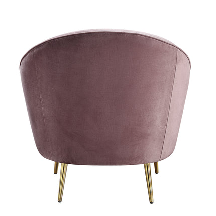 Abey - Chair - Pink Velvet ACME 