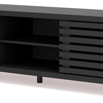 Danziar - Black - Extra Large TV Stand Signature Design by Ashley® 