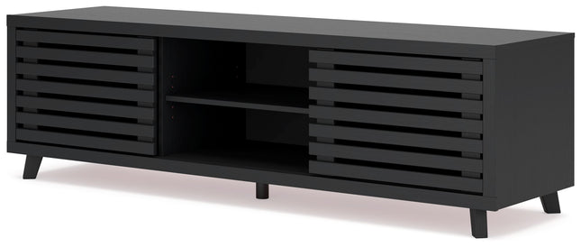 Danziar - Black - Extra Large TV Stand Signature Design by Ashley® 