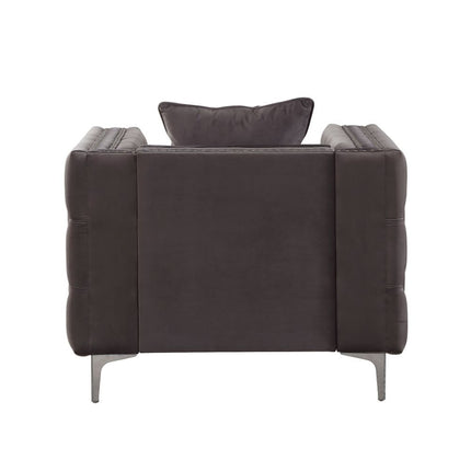 Gillian II - Chair - Dark Gray Velvet ACME 