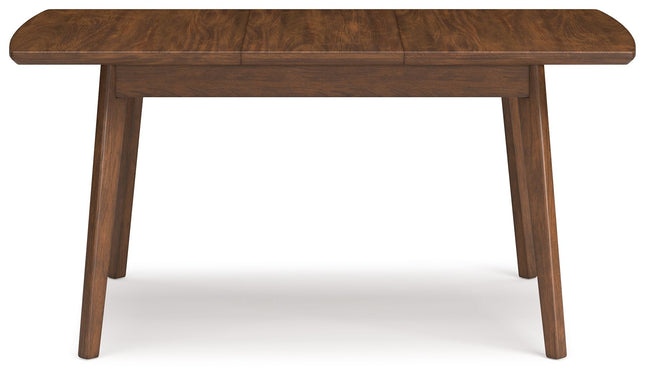 Lyncott - Brown - Rectangular Dining Room Butterfly Extension Table Signature Design by Ashley® 