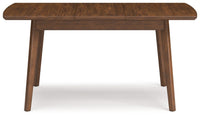 Thumbnail for Lyncott - Brown - Rectangular Dining Room Butterfly Extension Table - Tony's Home Furnishings