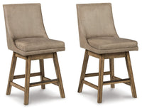 Tallenger - Swivel Barstool (Set of 2) - Tony's Home Furnishings