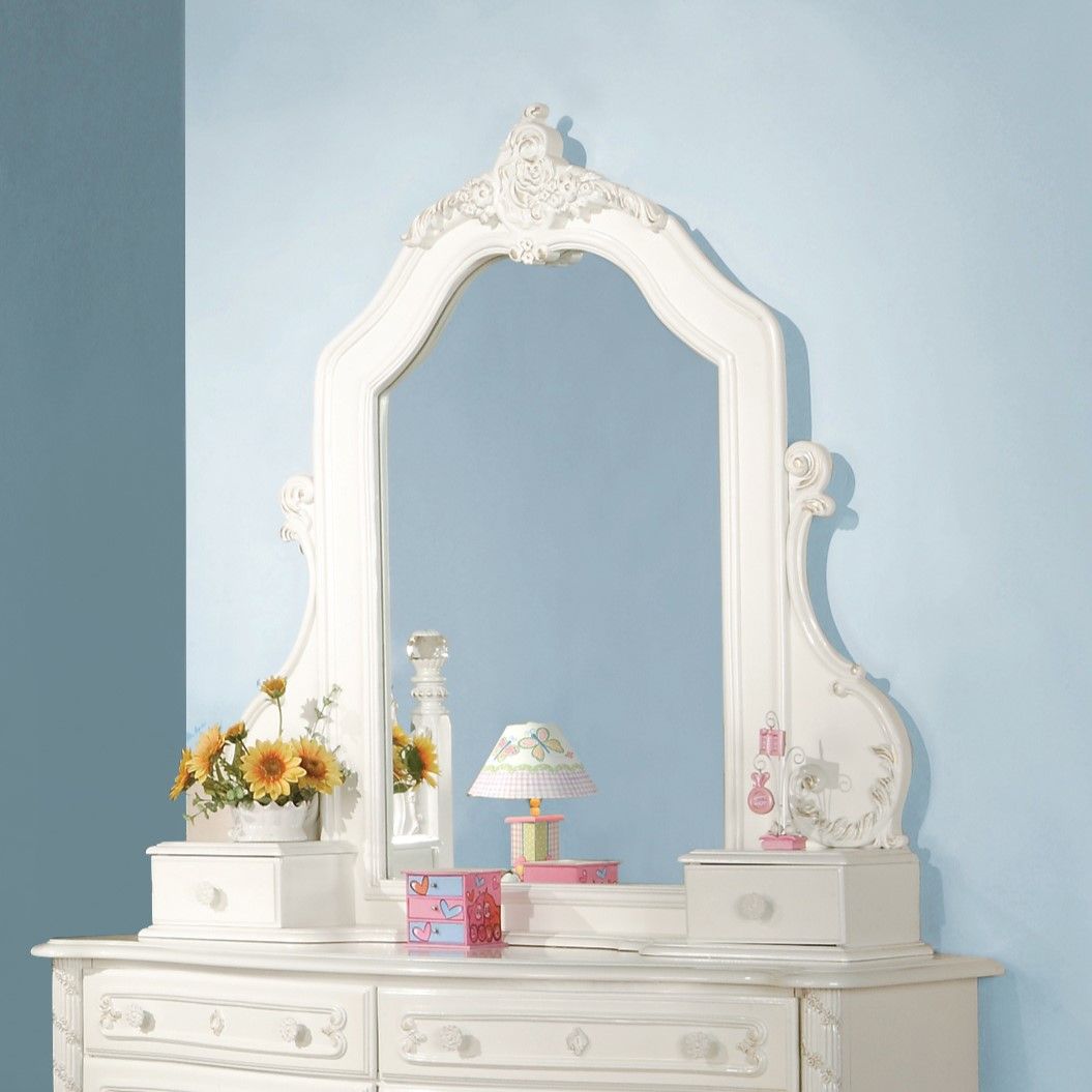 Pearl - Mirror - White - Tony's Home Furnishings