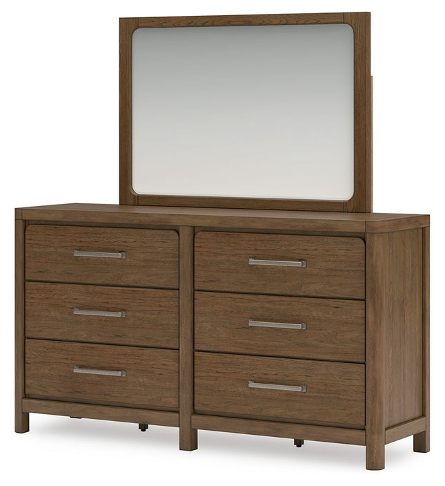 Cabalynn - Light Brown - Dresser And Mirror Signature Design by Ashley® 