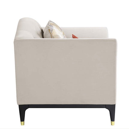 Tayden - Loveseat - Beige Velvet ACME 