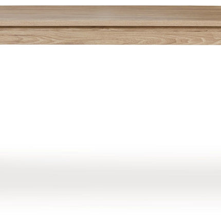 Gleanville - Light Brown - Rectangular Dining Room Table Signature Design by Ashley® 