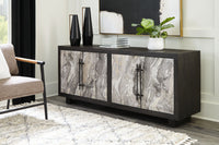 Thumbnail for Lakenwood - Black / Gray / Ivory - Accent Cabinet - Tony's Home Furnishings
