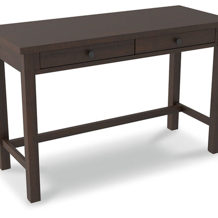 Camiburg - Warm Brown - Home Office Desk - Standalone Ashley Furniture 