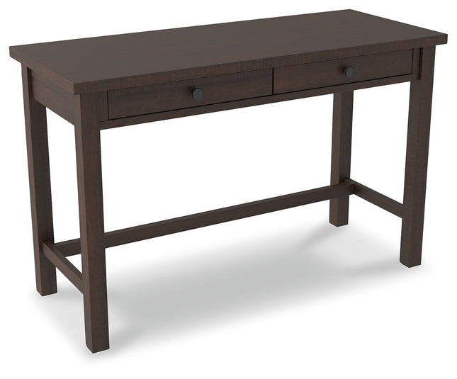 Camiburg - Warm Brown - Home Office Desk - Standalone Ashley Furniture 