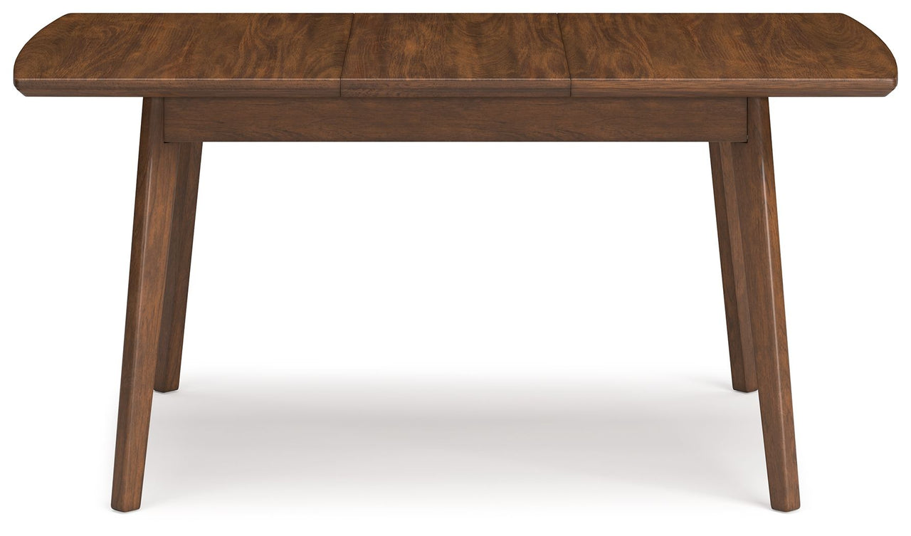 Lyncott - Brown - Rectangular Dining Room Butterfly Extension Table - Tony's Home Furnishings