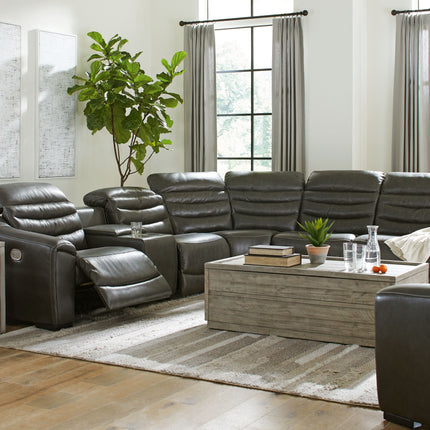 Center Line - Power Recliner Sectional Signature Design by Ashley® 