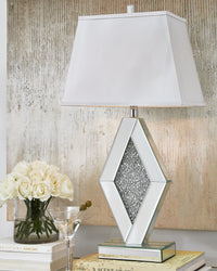 Thumbnail for Prunella - Silver Finish - Mirror Table Lamp - Tony's Home Furnishings