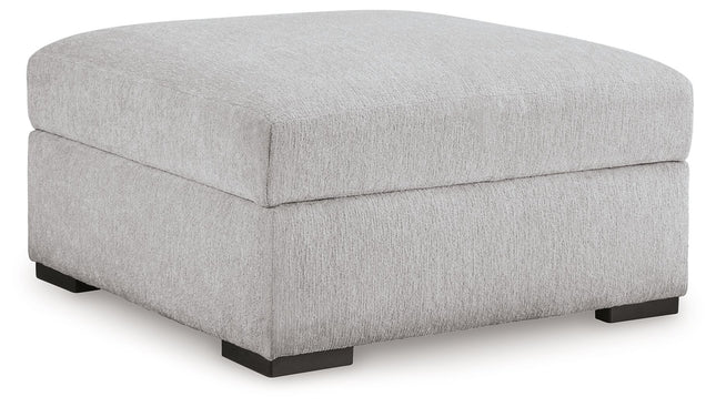 Gabyleigh - Nickel - Ottoman With Storage Benchcraft® 