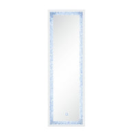 Noralie - Floor Mirror - Mirrored & Faux Diamonds - 60