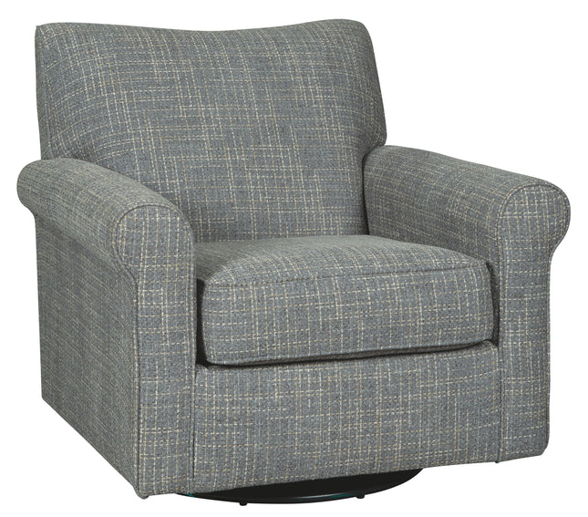 Renley - Ash - Swivel Glider Accent Chair Ashley Furniture 