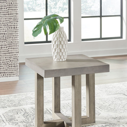 Lockthorne - Gray - Square End Table Signature Design by Ashley® 